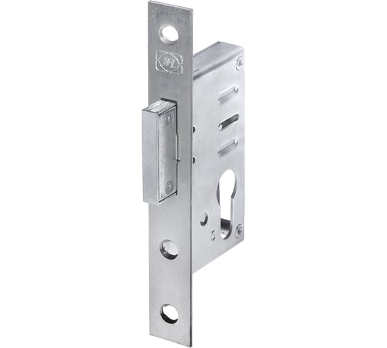 Корпус замка DOORLOCK PL303 35/22 Rt нержавеющая сталь, для профильных дверей с прямым ригелем 75364