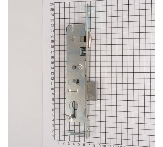 Корпус замка DOORLOCK PL202-Z 25/16 оцинкованный, для дверей из ПВХ профиля 75454