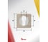 Декоративная накладка под цилиндр BASARA et 0601 sn/cp (white box, no logo, сатин/хром) 40075 6
