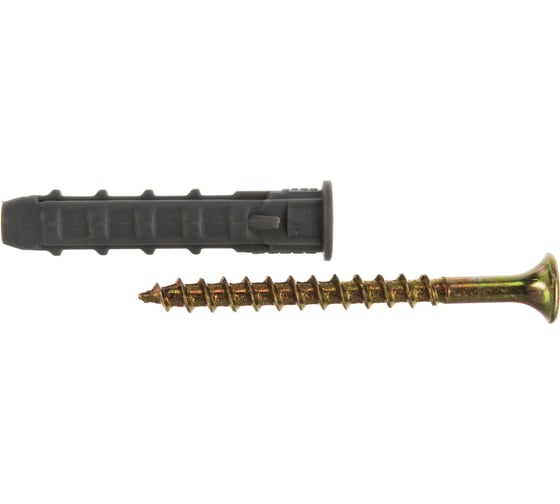 Распорный дюбель Зубр Стандарт с шурупом 8x40 мм 10 шт. 30661-08-40