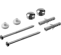 Набор для крепления унитазов Зубр цвет хром 44211