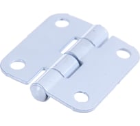 Накладная стальная петля Без бренда ПН-40, цвет белый, универсальная, 40мм 37621-40