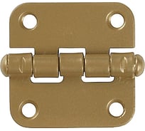 Накладная стальная петля Без бренда ПН-40, цвет золотой металлик, универсальная, 40мм 37623-40