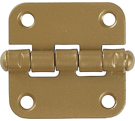 Накладная стальная петля Без бренда ПН-40, цвет золотой металлик, универсальная, 40мм 37623-40