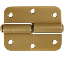 Накладная стальная петля Без бренда ПН-85, цвет белый, левая, 85мм 37641-85L