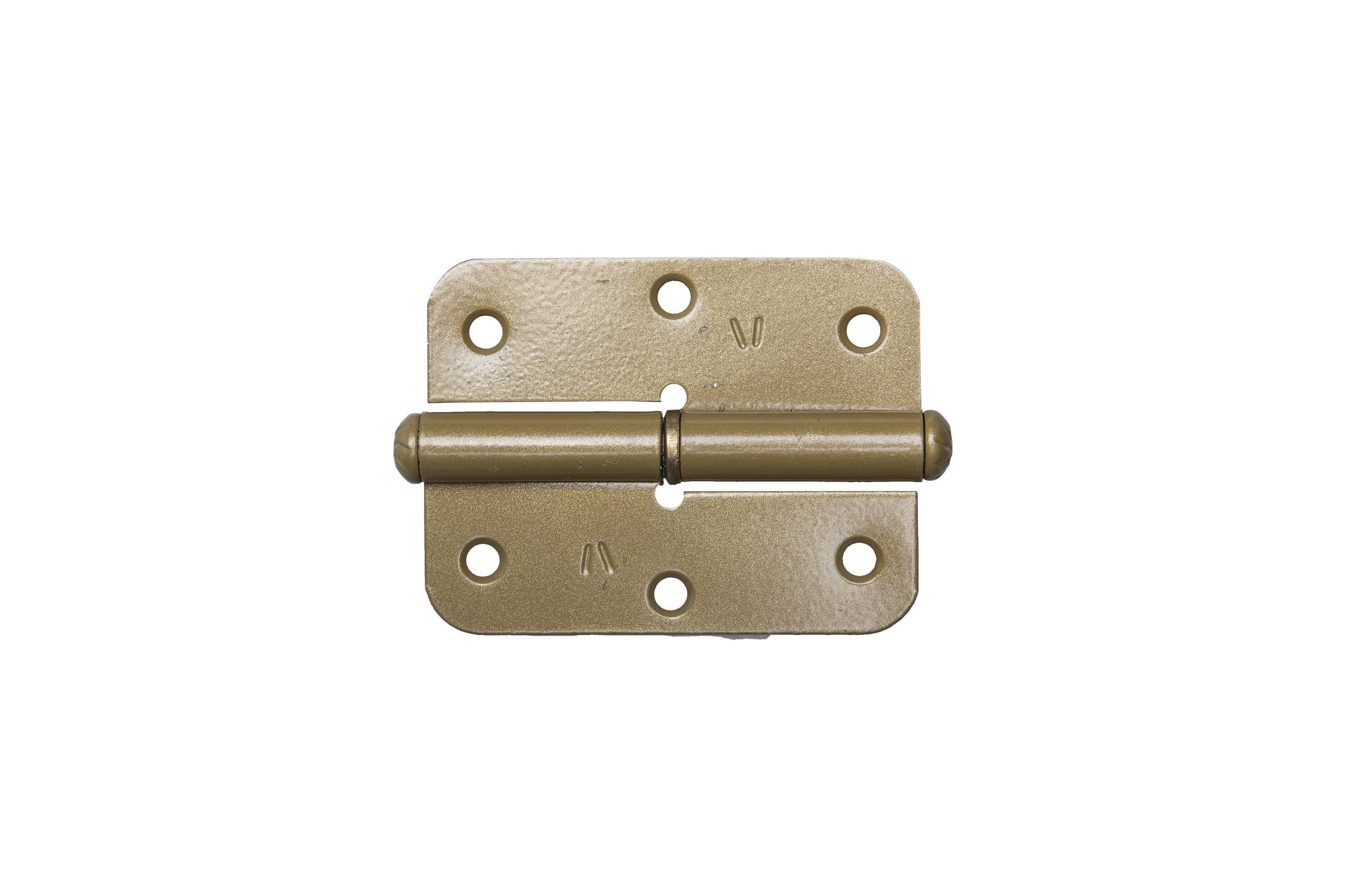 НакладнаястальнаяпетляБезбрендаПН-85,цветзолотойметаллик,левая,85мм37643-85L