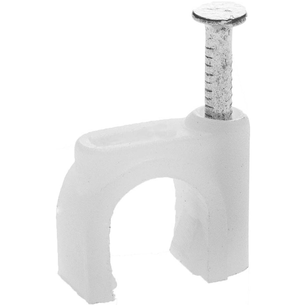 Круглая скоба STAYER с оцинкованным гвоздем для крепления кабеля 5 мм ...