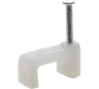 Прямоугольная скоба STAYER для крепления кабеля 9 мм с оцинкованным гвоздем 80 шт. 4511-09