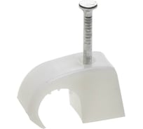 Универсальная скоба STAYER для крепления кабеля 4-7 мм с оцинкованным гвоздем 60 шт. 45050-04-07