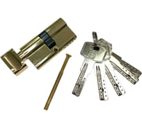 Цилиндровый механизм VETTORE zn m70 zc gp (35tх35), 5 ключей, золото 20074