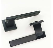 Ручка на раздельном тонком цинковом основании ABRISS r21.145 mbp черный матовый 30095