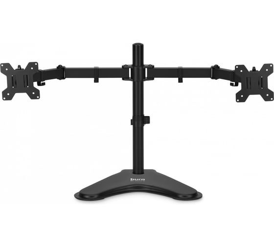 Кронштейн для мониторов ЖК BURO BU-M042-D черный, 17"-32", 16 кг, настольный, поворот и наклон 1518681