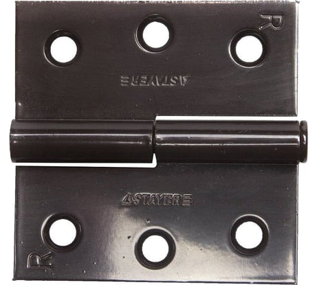 Дверная разъемная петля STAYER Master цвет коричневый правая 75 мм 37613-75-3R