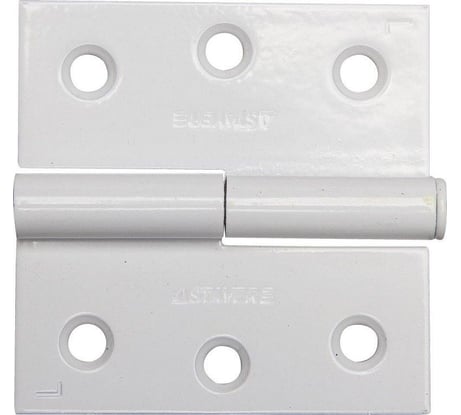 Дверная разъемная петля STAYER Master цвет белый левая 75 мм 37613-75-2L