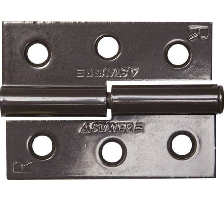 Дверная разъемная петля STAYER Master цвет коричневый правая 65 мм 37613-65-3R