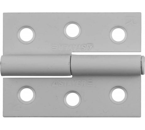 Дверная разъемная петля STAYER Master цвет белый правая 65 мм 37613-65-2R