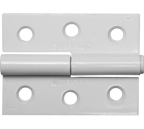 Дверная разъемная петля STAYER Master цвет белый левая 65 мм 37613-65-2L