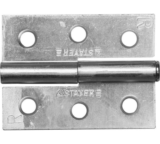Дверная разъемная петля STAYER Master цвет белый цинк правая 65 мм 37613-65-1R