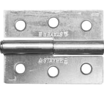 Дверная разъемная петля STAYER Master цвет белый цинк левая 65 мм 37613-65-1L