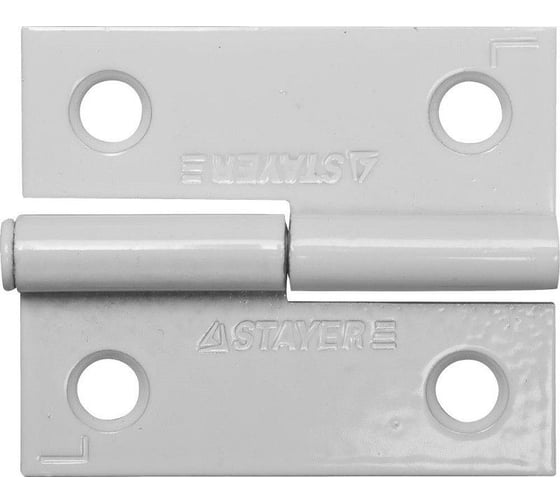 Дверная разъемная петля STAYER Master цвет белый левая 50 мм 37613-50-2L