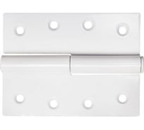 Дверная разъемная петля STAYER Master цвет белый левая 100 мм 37613-100-2L