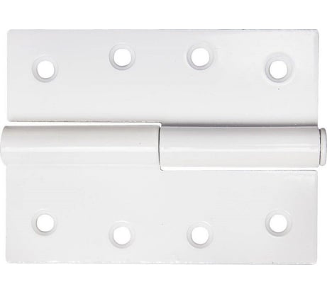 Дверная разъемная петля STAYER Master цвет белый левая 100 мм 37613-100-2L