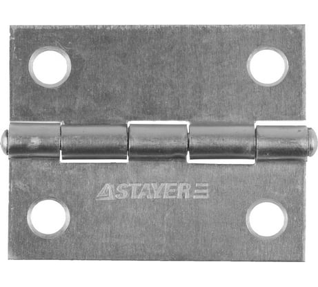 Универсальная дверная петля STAYER Master цвет белый цинк 50 мм 37611-50-1