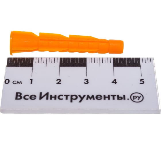 Универсальный дюбель ХВАТ с бортиком 6х42 мм 100 шт. 23852-0