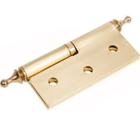 Дверная разъемная петля Зубр Эксперт 1 подшипник цвет матовая латунь SB левая с крепежом 75x63x2.5 мм 2 шт. 37605-075-3L