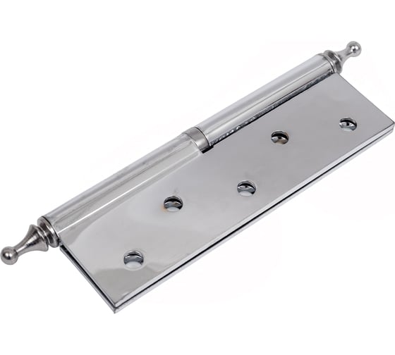 Дверная разъемная петля Зубр Эксперт 1 подшипник цвет хром CP правая с крепежом 125x75x2.5 мм 2 шт. 37605-125-2R 1