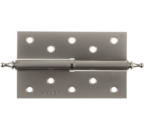 Дверная разъемная петля Зубр Эксперт 1 подшипник цвет матовая никель PN левая с крепежом 125x75x2.5 мм 2 шт. 37605-125-4L