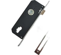 Замок врезной VETTORE под евроцилиндр 194-40 cp (с одним ригелем) (хром) 20318