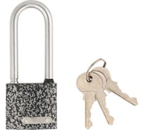 Замок навесной VETTORE bw366 - l (мвс 126, 3 ключа) mp (порошковый, высокая дужка) 20563