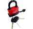 Замок навесной VETTORE hg376 red/black (влагозащищенный, 3 ключа) (красно/черный) 20297 1