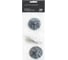 Сантехническая завертка к ручкам Аллюр ART COLLECTION BK-R2 BLACK (71150) матовый черный 15639 5