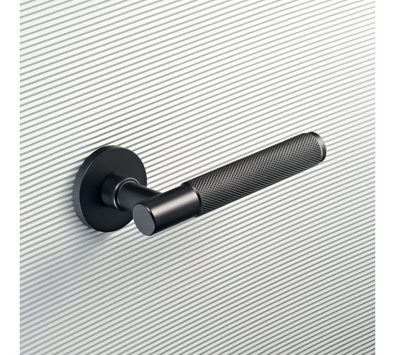 Комплект ручек ALLUR ART COLLECTION "UNICO" BLACK (51150) матовый черный 15623