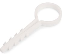 Дюбель-хомут Fortisflex ДХК 16 мм, белый, 100 шт. 89736