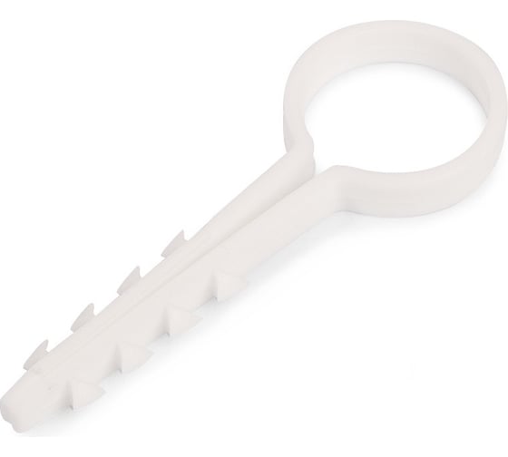 Дюбель-хомут Fortisflex ДХК 16 мм, белый, 100 шт. 89736