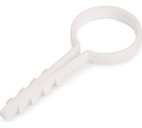 Дюбель-хомут Fortisflex ДХК 20 мм, белый, 100 шт. 89737