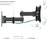 Кронштейн для LED/LCD телевизоров KROMAX CORBEL-3 черный 90463 4