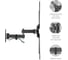 Кронштейн для LED/LCD телевизоров KROMAX CORBEL-7 черный 90467 3