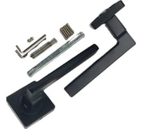 Ручка на раздельном основании BASARA r06.031 mbp (white box, no logo, 110 кв. черный матовый) 40072