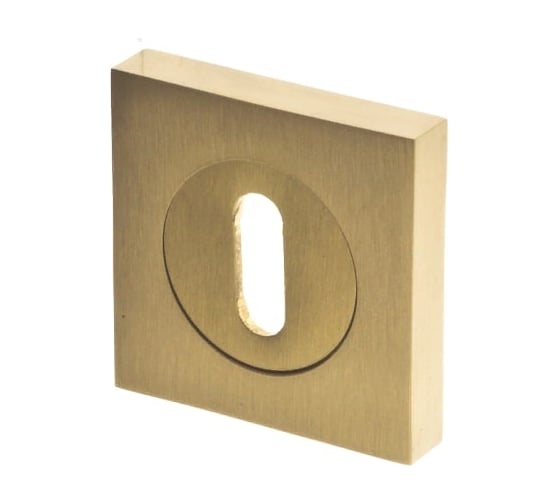 Розетка DOORLOCK DL M04/SY OB OSV-15 латунь матовая A=35-55 мм, квадратная розетка 73581 1