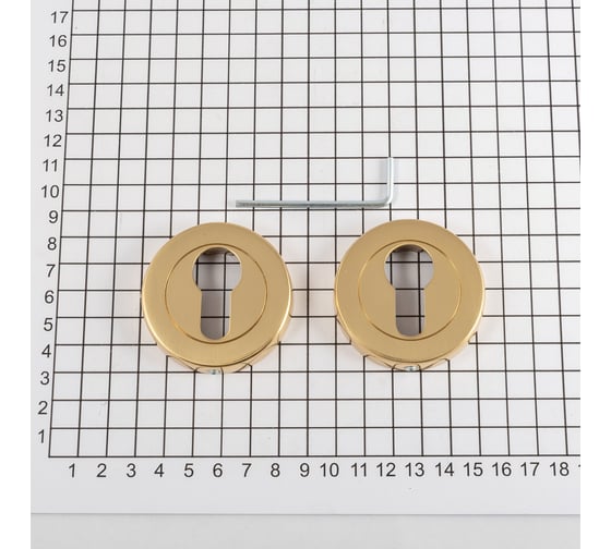 Розетка DOORLOCK DL M03/55 PZ OLV-15 полированная латунь 73547