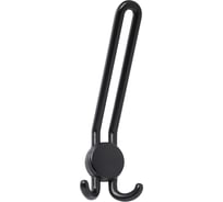 Крючок мебельный JET 321 трехрожковый замак черный матовый C321Z.003BLQ99