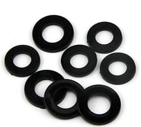 Шайба плоская полиамидная DINFIX D 8 (пластиковая, черная) DIN 125А (2 шт) 00-0004337