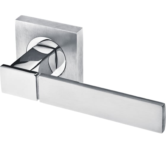 Ручка DOORLOCK DL Звездная линия Blazar M011 SCB/OC матированный/полированный хром A=35-55 мм 73550 1