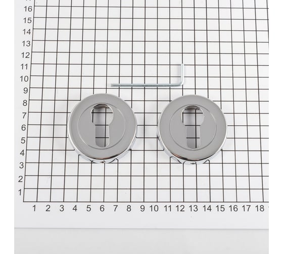 Розетка DOORLOCK DL M03/55 PZ OC полированный хром 73548