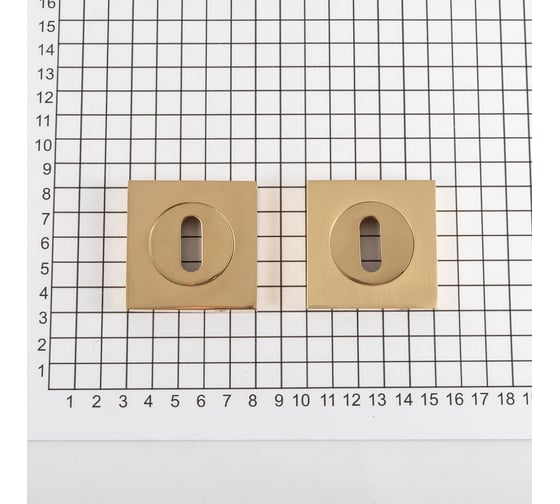 Розетка DOORLOCK DL M04/SY OB OLV-15 полированная латунь A=35-55 мм, квадратная розетка 73580