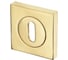 Розетка DOORLOCK DL M04/SY OB OLV-15 полированная латунь A=35-55 мм, квадратная розетка 73580 1